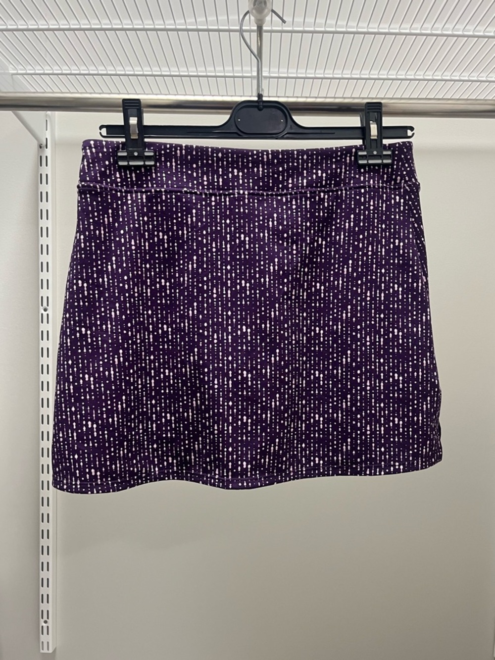 Tranquility by Colorado Clothing Purple Dot-Print A-Line Skirt